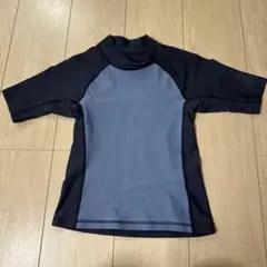 patagonia 半袖ラッシュガード S グレー/ネイビー USA製