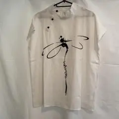 ホワイトプリント Tシャツ　 新品　値下げ