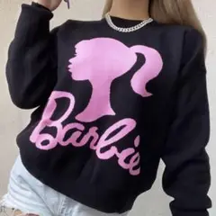 Barbieニット 黒 セーター長袖 新品【在庫限り有♡】
