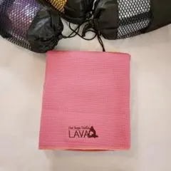 LAVA 新品ヨガラグ　ローズピンク　ヨガタオル　ホットヨガ対応