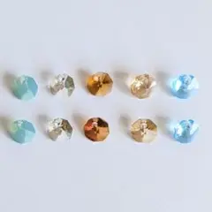 スワロフスキー＃6401アソート10個セット8mm