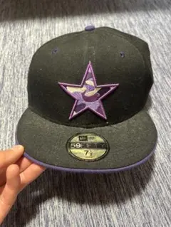 NEW ERA 59FIFTY ブラック/パープル キャップ