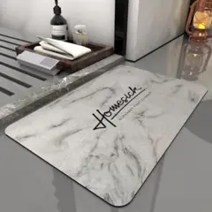 再入荷❣️ 珪藻土　バスマット　お風呂　玄関　吸水　速乾　ソフト　洗える　北欧