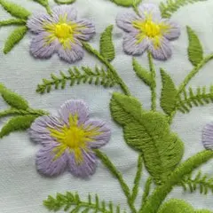 【刺繍】巾着袋 (未使用)