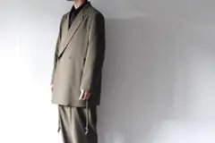 エトセンス/ロープベルトジャケット×ワイドパンツ/幻サイズ4/セットアップ