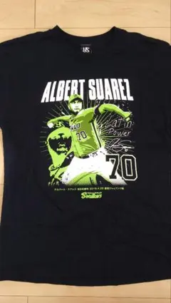 受注生産限定品 東京ヤクルトスワローズ アルバート・スアレス Tシャツ Lサイズ
