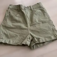 NAVY ハーフパンツ 140 オリーブグリーン