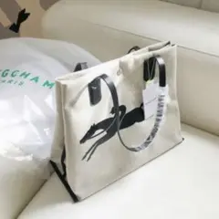 LONGCHAMP 馬デザイン トートバッグ