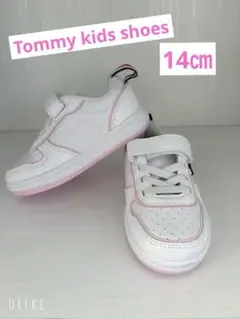 ⭐︎未使用⭐︎早い物勝ち⭐︎HILFIGER ホワイト/ピンク スニーカー　14cm
