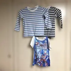 ウルトラヒーローズ TシャツとストライプTシャツセット