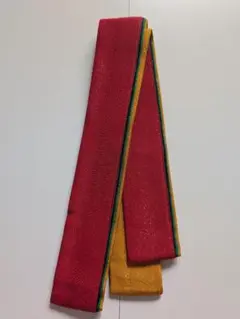 未使用品 赤と金の重ね衿