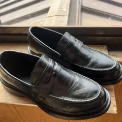 ブラックレザー ローファー