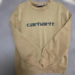 carhartt ベージュ トレーナー S