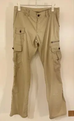 有名ブランド　RYKIEL HOMME リキエル　夏用カーゴパンツ　ベージュ　L