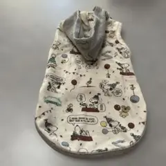 スヌーピー コミックデザイン 犬用合服 3Sサイズ　ペットパラダイス　中古