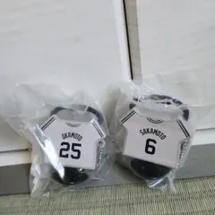 GIANTS 選手フィギュア 岡本 25 坂本 6