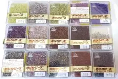空94　デリカビーズ　20g角ケース　使用途中品　15個セット　お買い得品