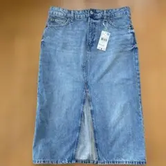 MANGO 304 WOMAN デニムタイトスカート M〜Ｌ 新品 タグ付き