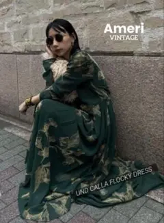 アメリヴィンテージ　UND CALLA FLOCKY DRESS スナイデル