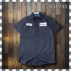 CINTAS シンタス 企業刺繍ワッペン 半袖ワークシャツXS