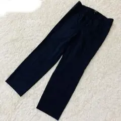 セオリー　エコクランチウォッシュベーシックプルオンパンツ 黒　ストレッチ　伸縮