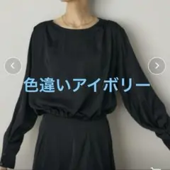 花柄刺繍ブラウス リサイクルポリエステル使用