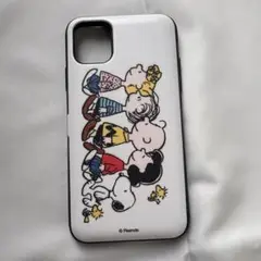 スヌーピー iPhone用ケース ミラー付き iPhone11
