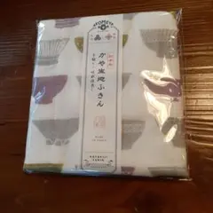 アコメヤ　かや生地ふきん　30×30cm　茶碗柄　ZK-4556