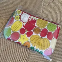 MIMURI ぺたんこポーチ フルーツ