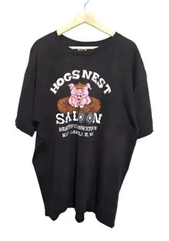 訳あり フルーツオブザルーム HOGS NEST SALOON 両面プリントT