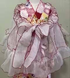 被布エプロンチュール♡ストライプ♡ポンチョ型