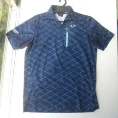 OAKLEY ダイヤモンドパターン ネイビーシャツ