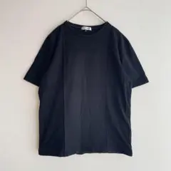 オフオン 半袖 Tシャツ カットソー ピンタック 46 ブラック ユニセックス
