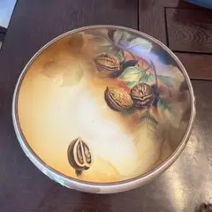 美品　希少　ノリタケ刻印あり　陶器製ボウル皿大　1884年代製