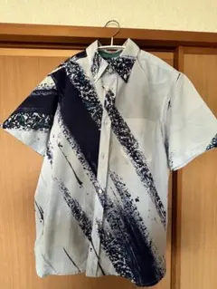 MAJUN マジュン かりゆしウェアMサイズ 青系
