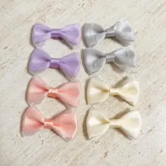 リボン パステルカラー パーツ ハンドメイド