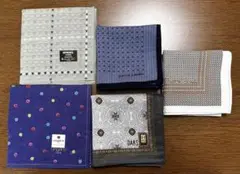 【未使用品】　ブランドハンカチ 5枚セット