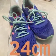 New Balance ランニングシューズ 紫/ピンク