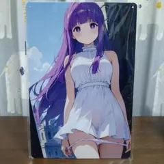 アニメキャラクター イラストパネル 【ブリキ看板】