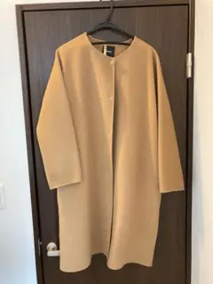 セオリー カシミヤ混ノーカラーコート
