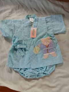 新品　くまさんのベビー甚平 　 タグ付き