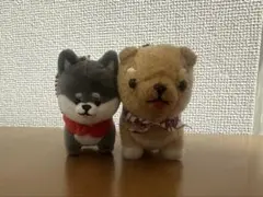 犬のぬいぐるみ 2体セット