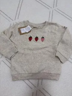 【新品】100cmいちごトレーナー