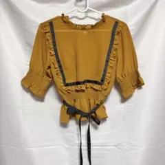 LEBECCA boutique マスタード ブラウス