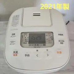 アイリスオーヤマ マイコンジャー炊飯器 RC-ME30-W 3合炊き