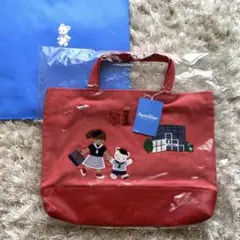 新品未使用 ファミリア familiar A4マチ付きデニムバッグ 神戸本店限定