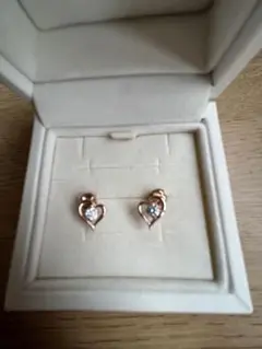 ♡4℃ ピンクゴールド ハートピアス♡