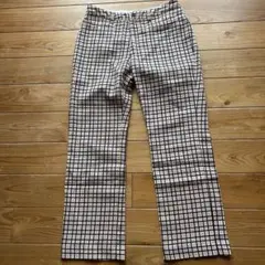 MICHEL KLEIN チェック　テロテロズボン