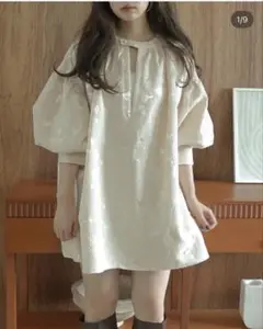 alumu ジャガードデザイン2wayチュニックトップス