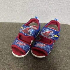 ムーンスター MARVEL スパイダーマン 光るサンダル 18cm
